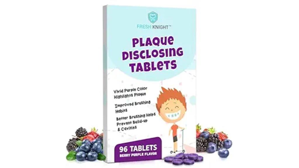 teeth plaque disclosing tablets