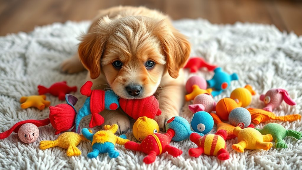 top crinkle puppy toys