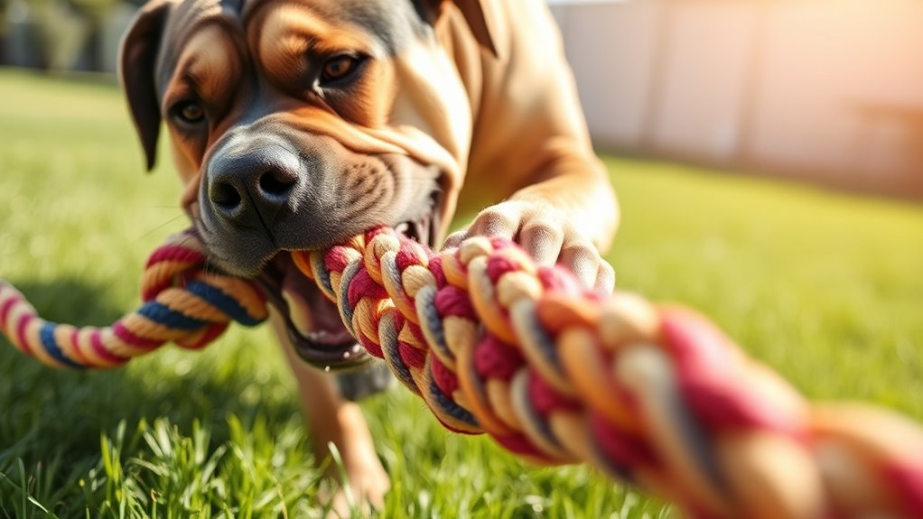 top rope tug toys