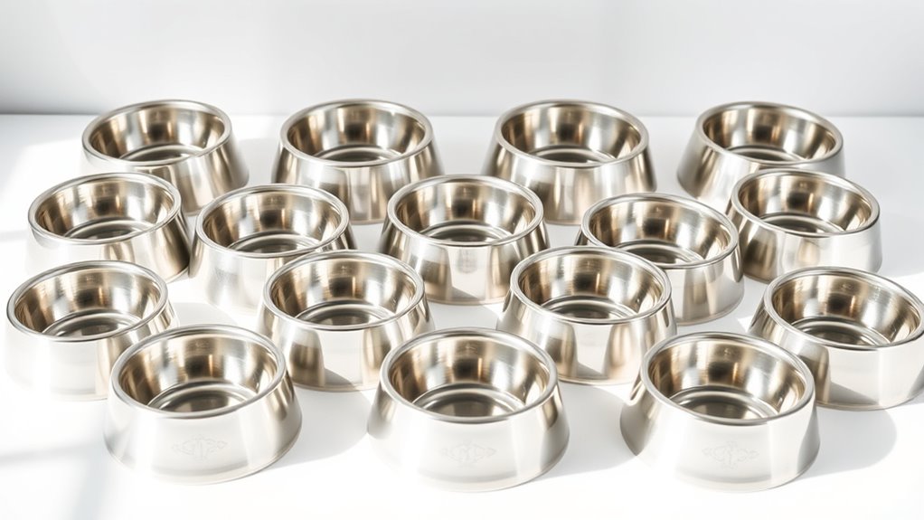 top stainless steel dog bowls