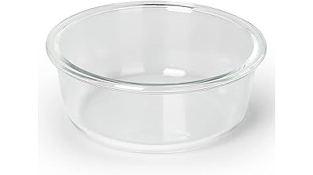 transparent 20 ounce glass bowls