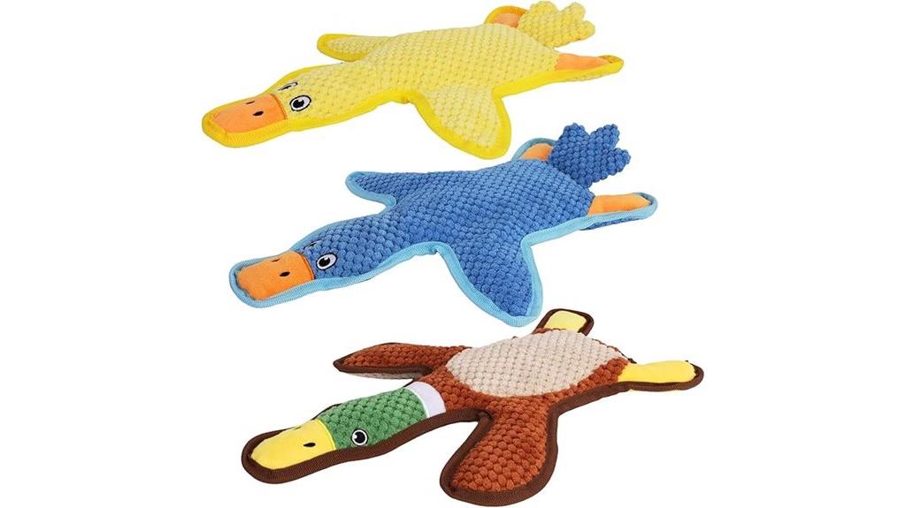 variety squeaky crinkle toys