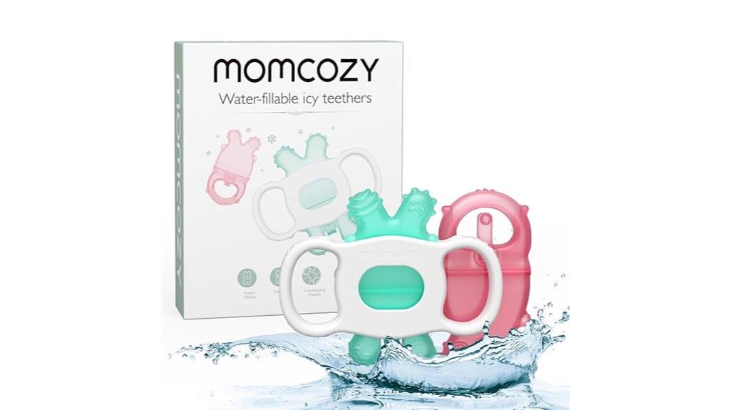 water filled silicone teething toy
