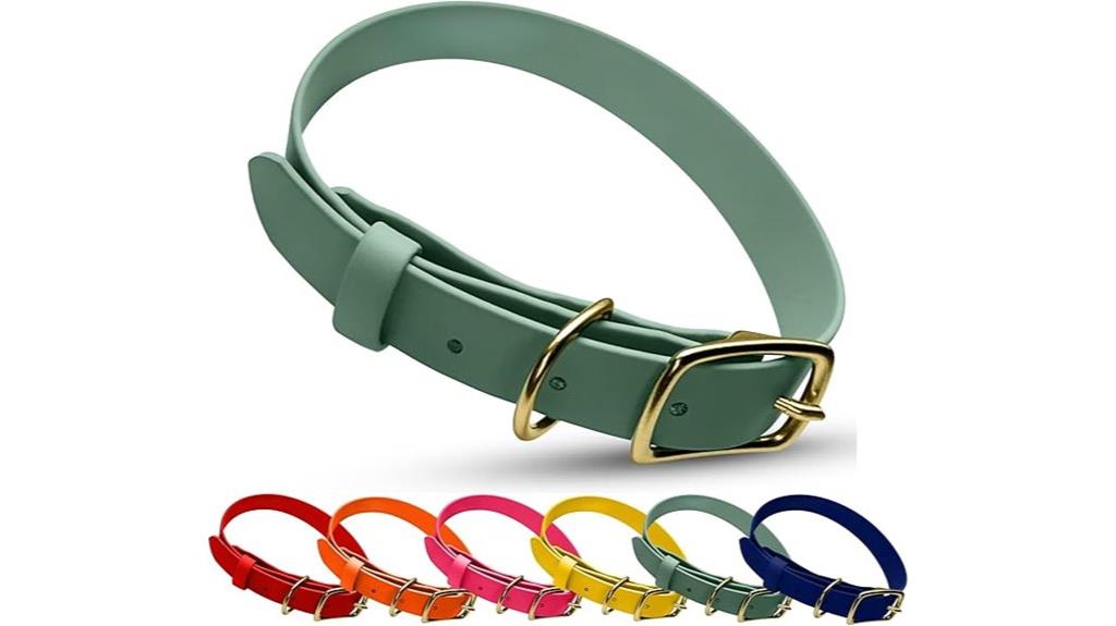 waterproof adjustable odor resistant collar