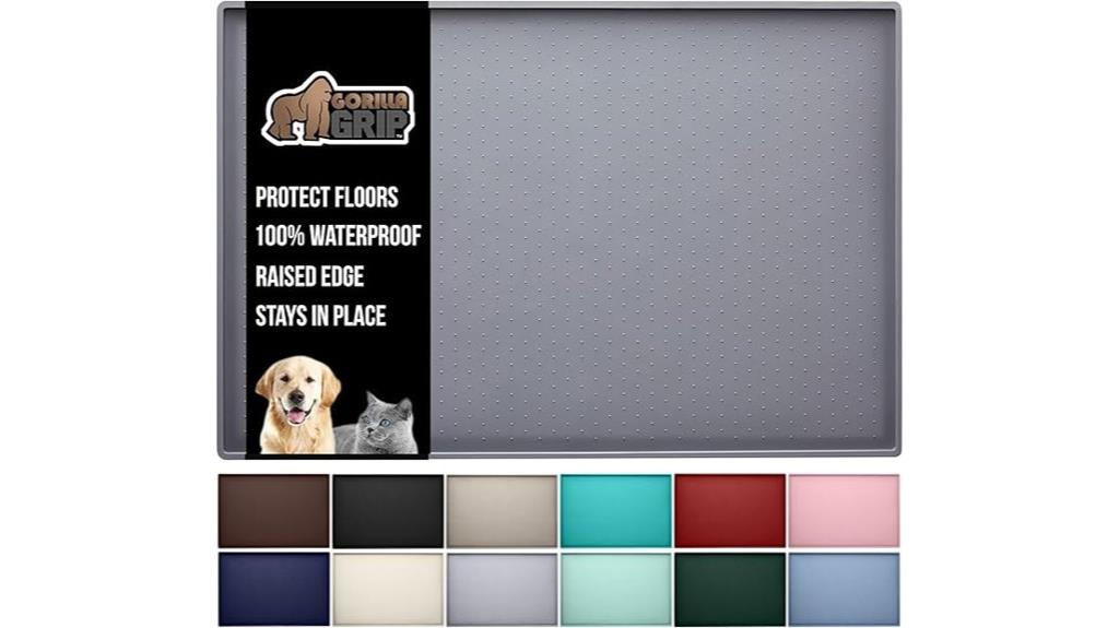 waterproof silicone pet mat