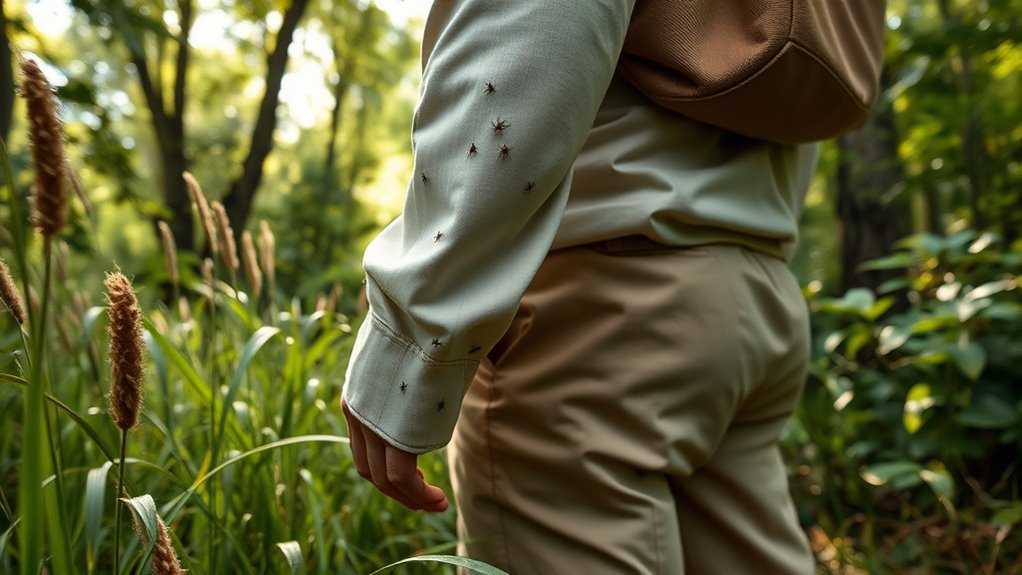 wear protective outdoor clothing
