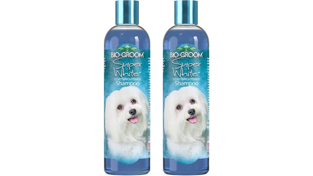 whitening dog shampoo pack
