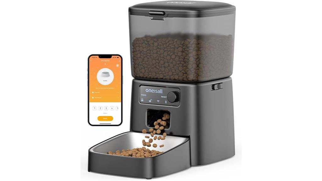 wifi enabled smart cat feeder