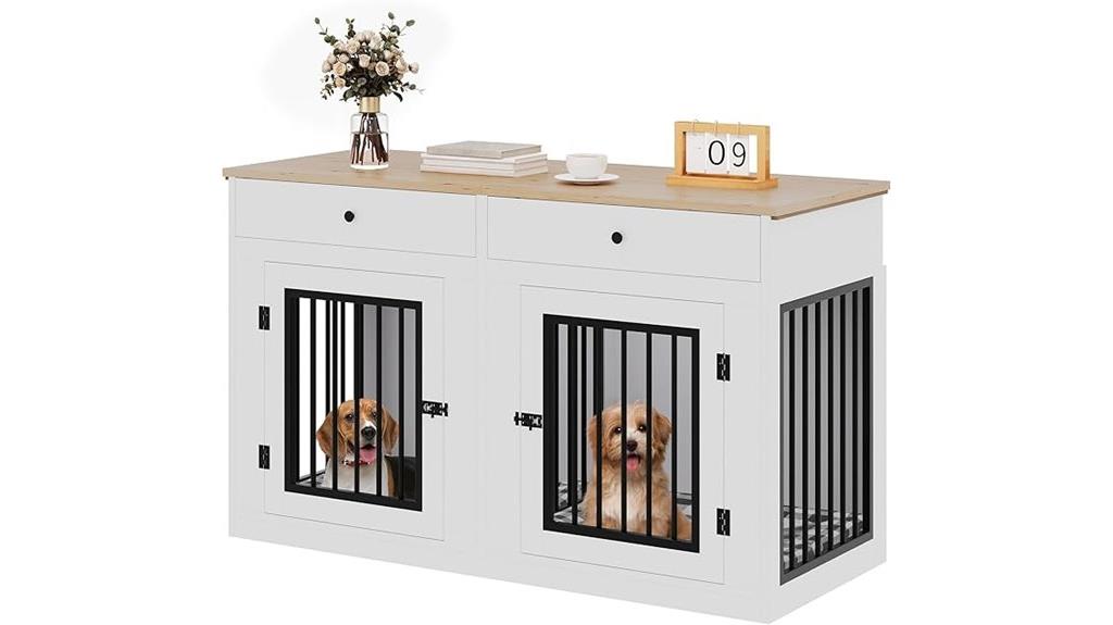 wooden dog crate furniture