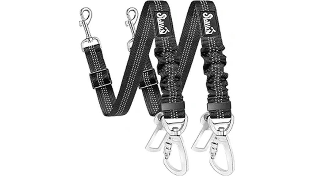 adjustable dog seatbelt pack