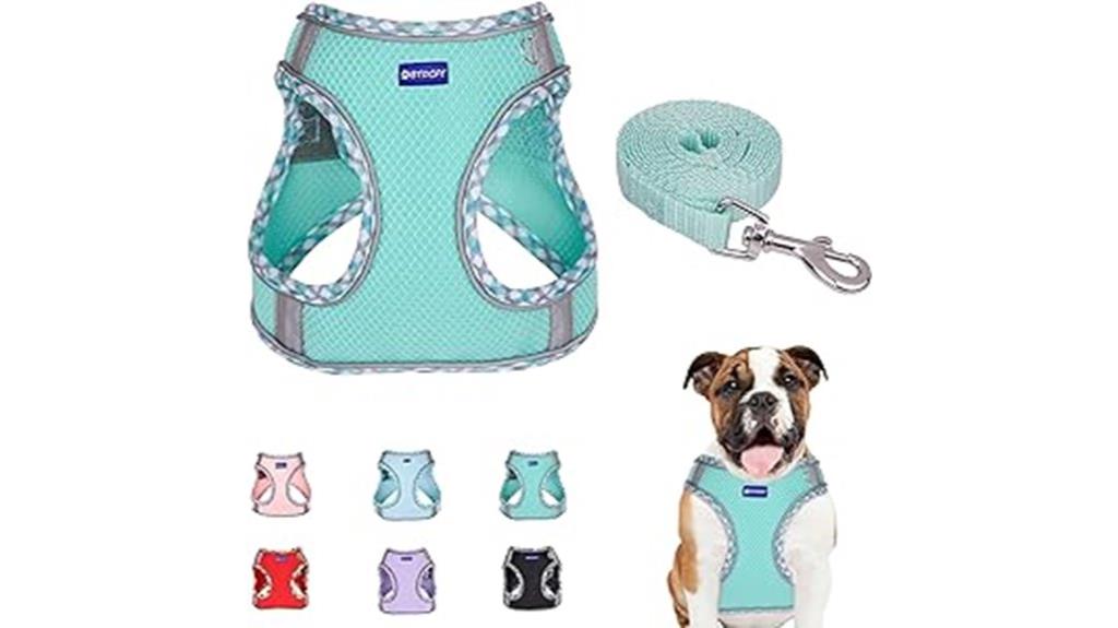 adjustable mesh dog harness