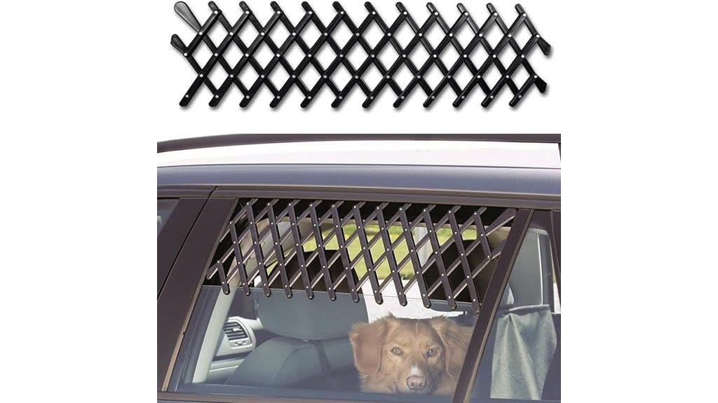 adjustable vehicle pet barrier