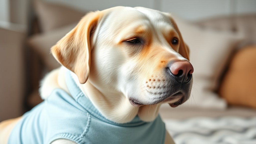 calming dog shirt selection