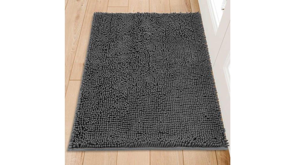 chenille absorbent door mat