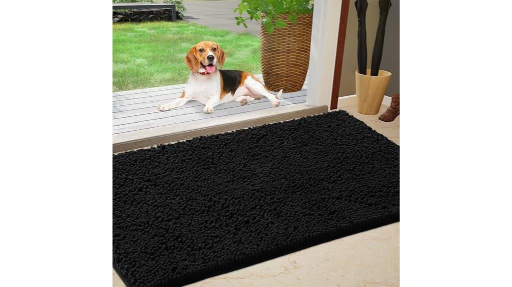 chenille outdoor absorbent mat