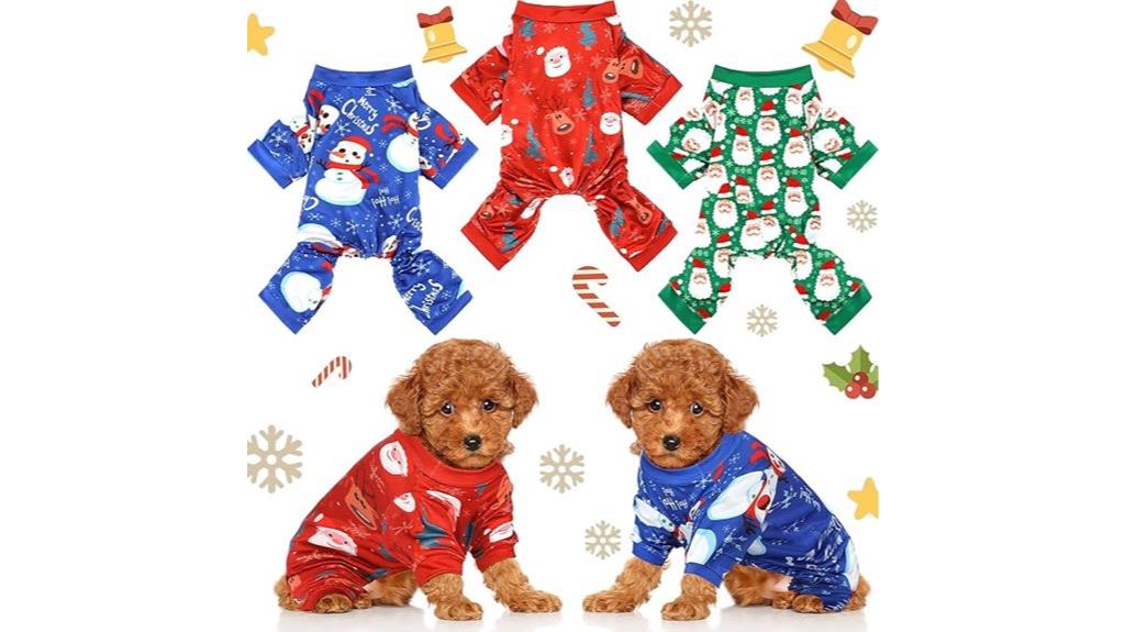 christmas dog pajama set
