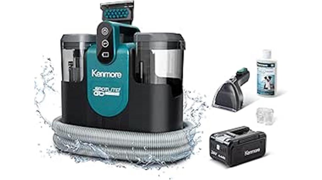 cordless carpet spot cleaner