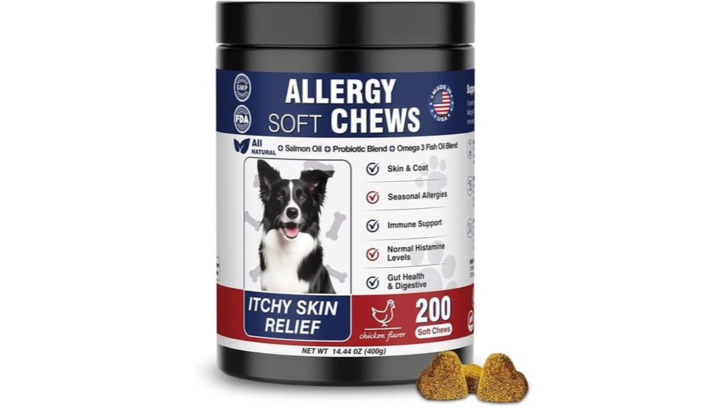 dog allergy relief treats