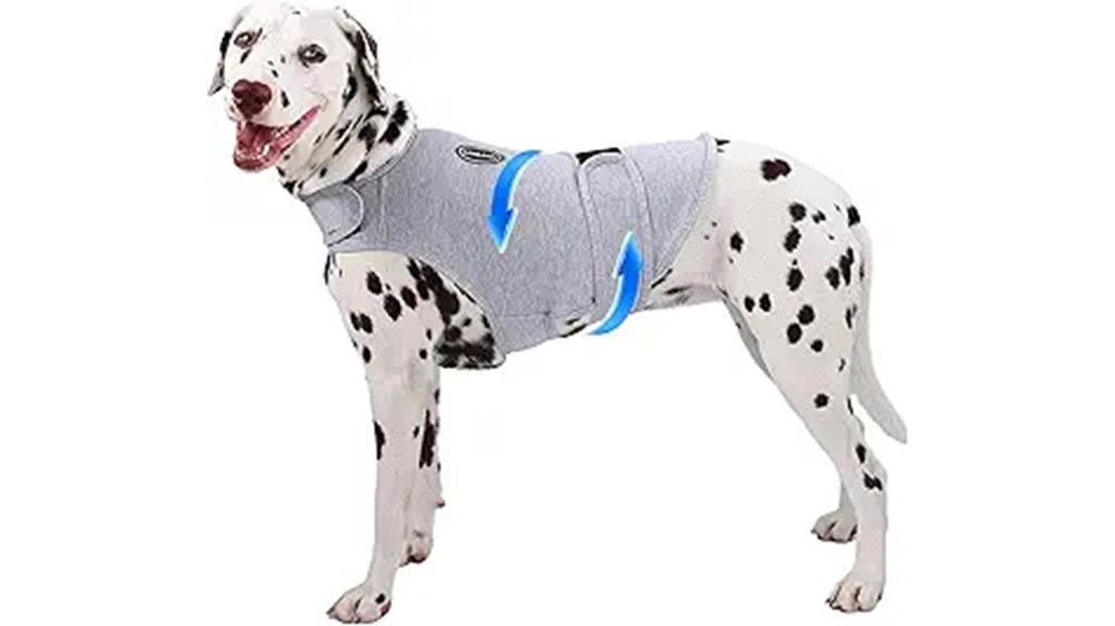 dog anxiety calming jacket