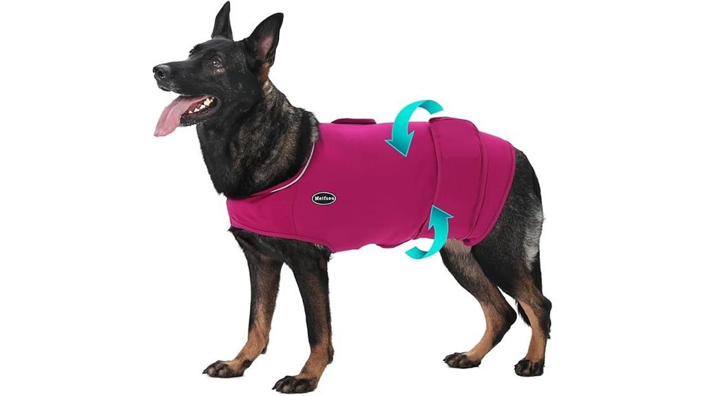 dog anxiety calming jacket
