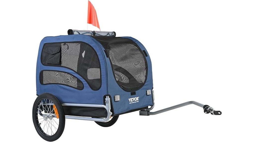 dog bike trailer capacity
