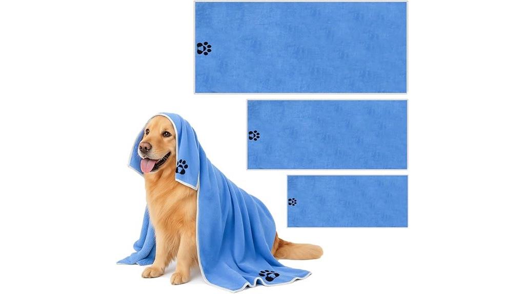 dog drying microfiber towels