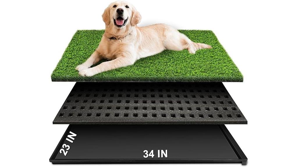 dog grass pad tray