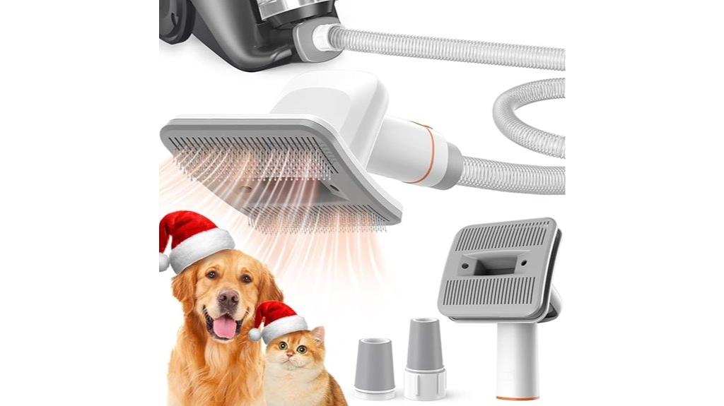 dog grooming vacuum attachment