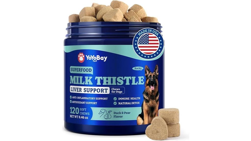 dog liver support chews