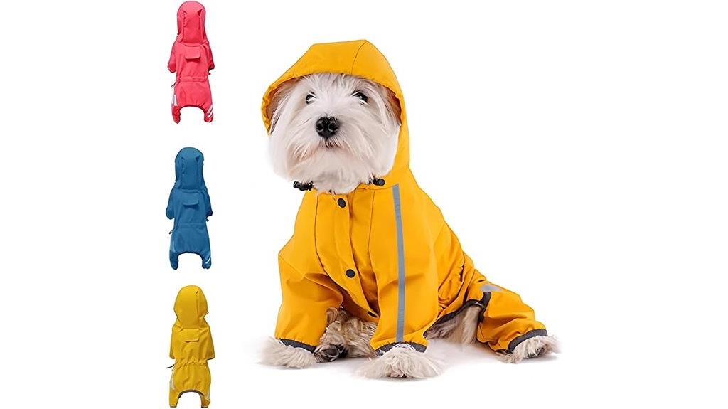 dog raincoat with hood