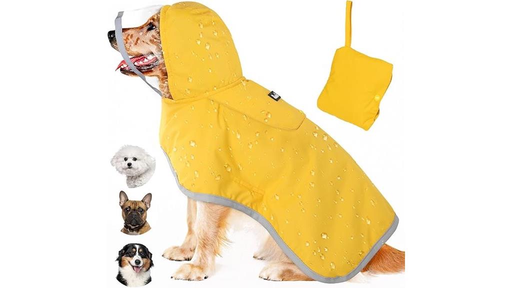 dog raincoat with hood