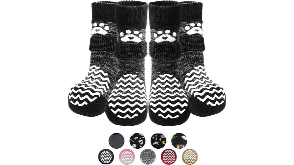 dog socks slip resistant pack