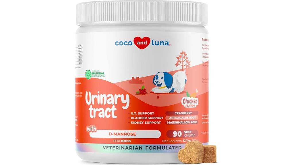 dog urinary health chews