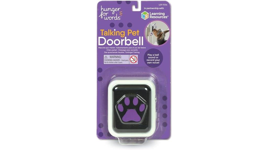 dog voice activated doorbell