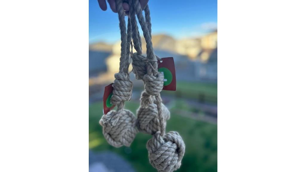 eco hemp dog toy