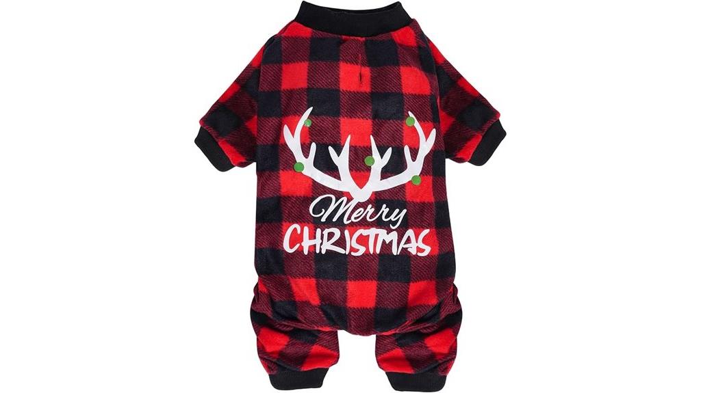 festive buffalo plaid pajamas