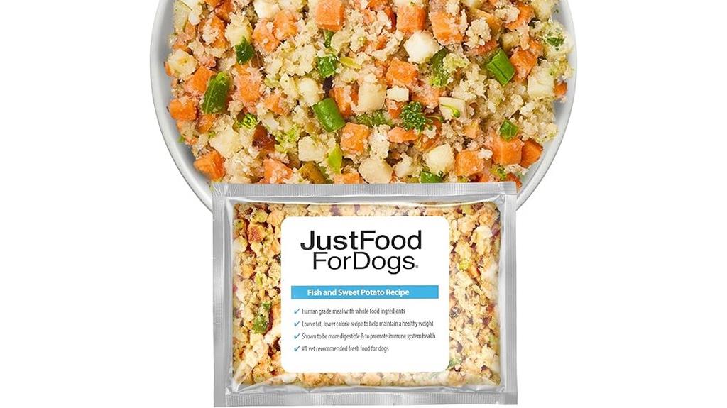 frozen dog food pack