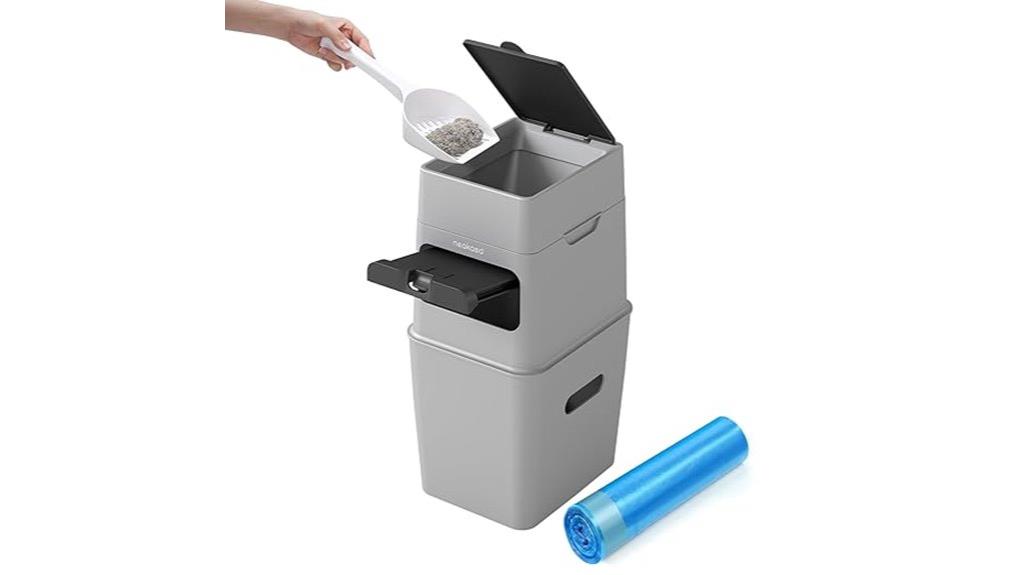 grey neakasa pooguard bin