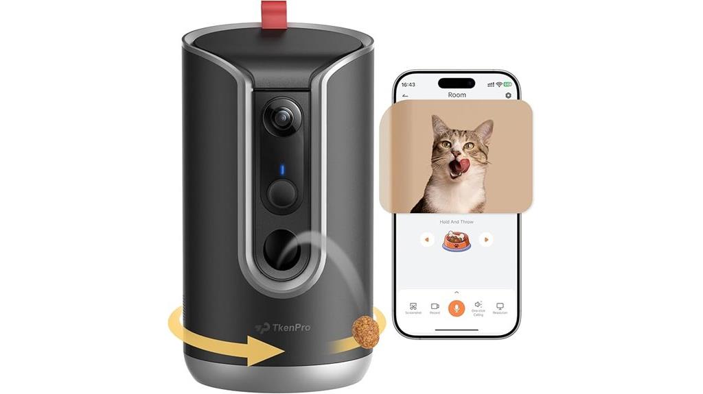 high definition camera with dispenser