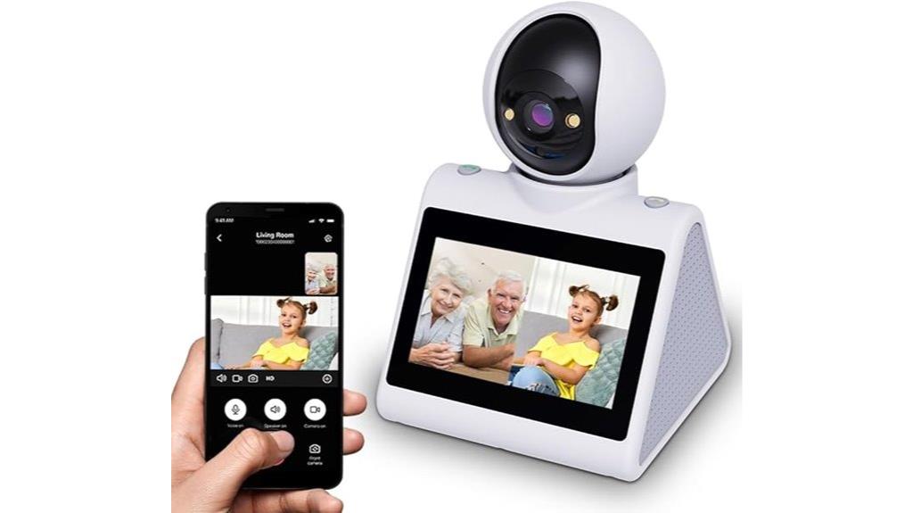 indoor camera with screen