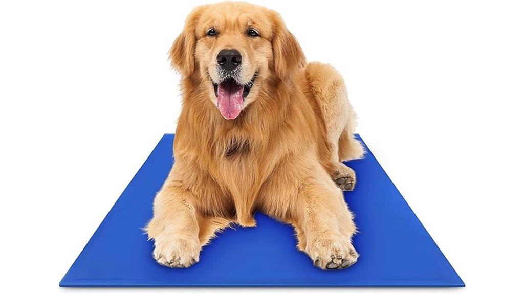 large green pet mat