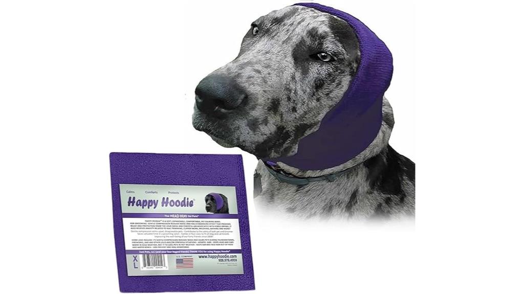 large purple calming band