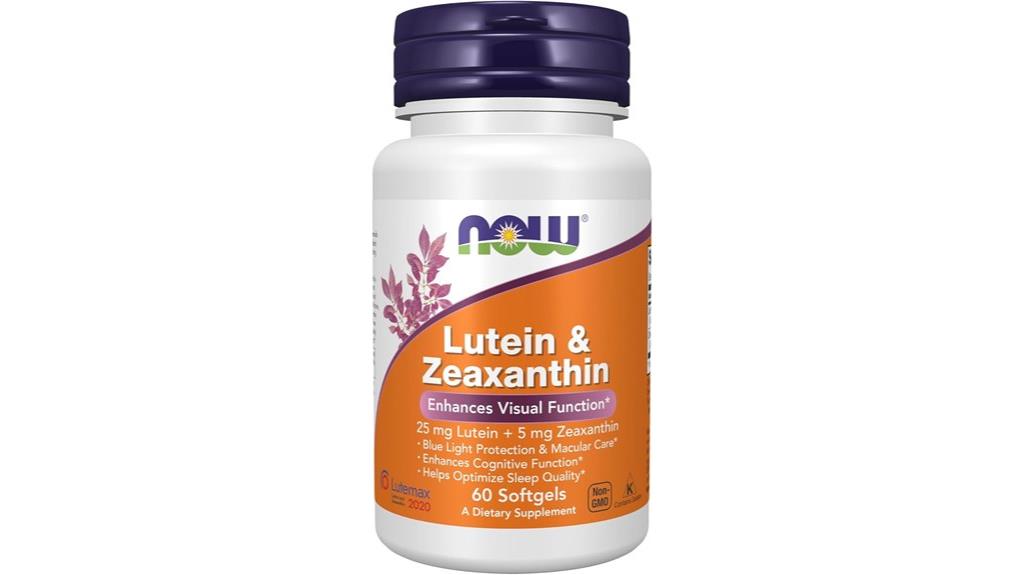 lutein zeaxanthin softgel supplement