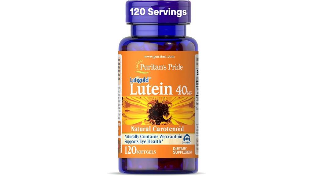 lutein zeaxanthin supplement