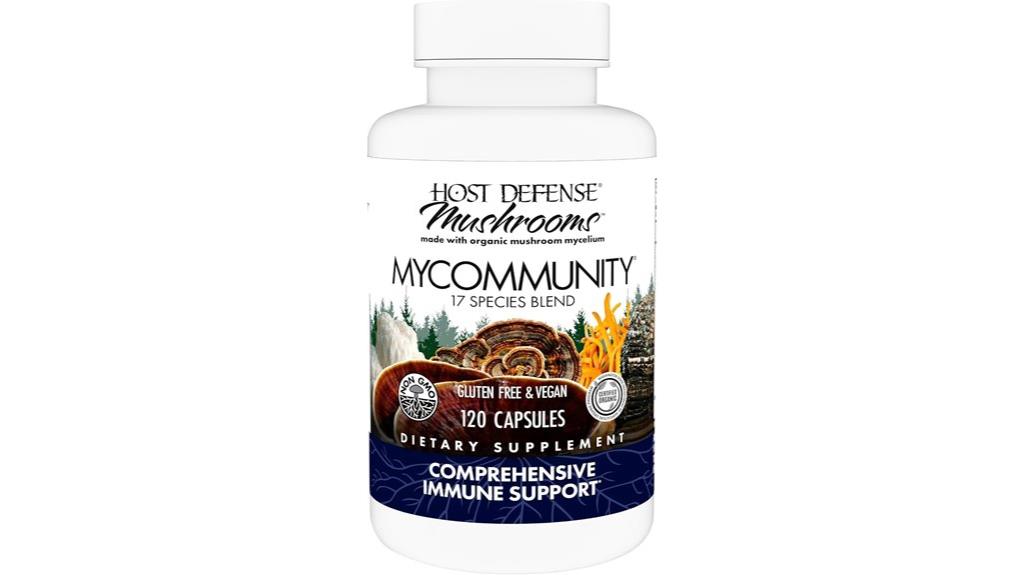 mushroom supplement 120 capsules