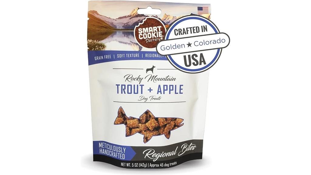 natural trout and apple treats