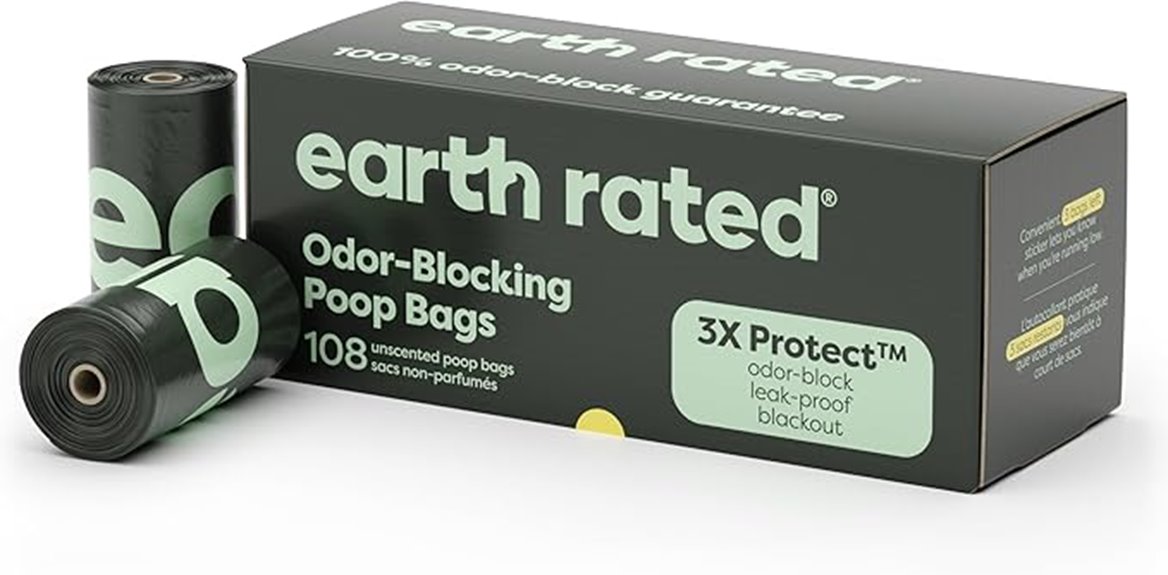 odor blocking dog waste bags