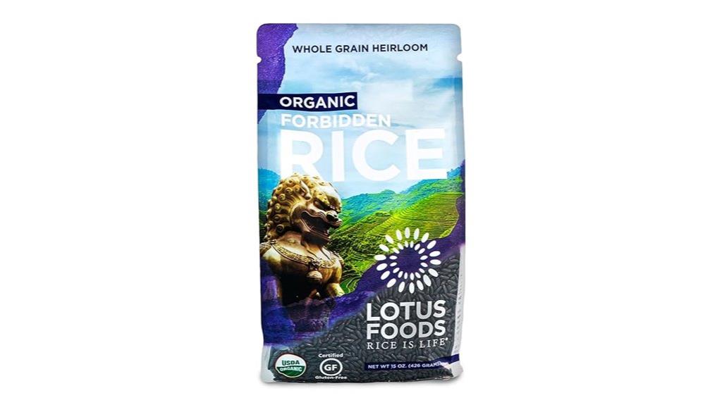 organic forbidden rice bag