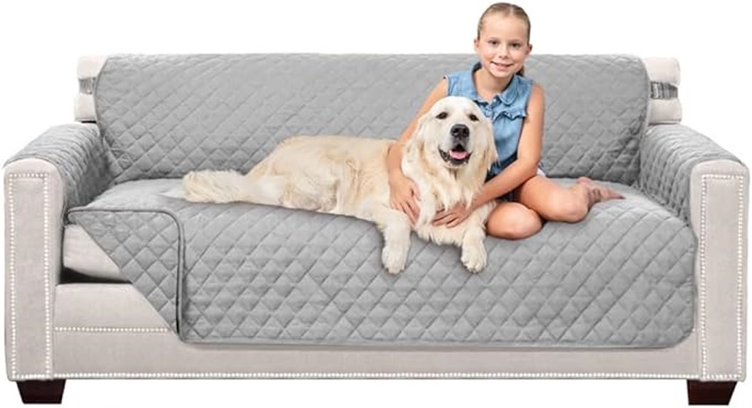 patented strap couch cover