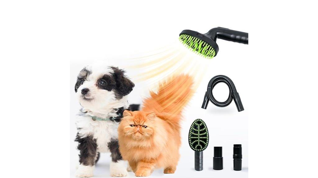 pet grooming with vacuum